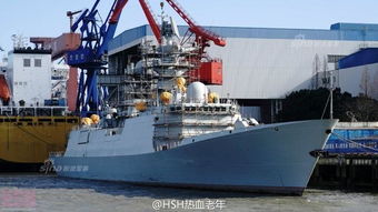 春節下餃子 船廠實拍國產航母神盾艦及055大驅船舶上排下水氣囊紀實